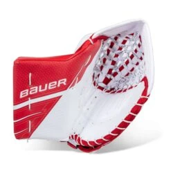 Bauer Supreme UltraSonic Senior Goalie Catcher -Optimal Hockey Shop bauer catchers bauer supreme ultrasonic senior goalie catcher white red regular 30351230140482