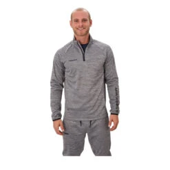 Bauer Vapor Fleece Junior 1/4 Zip Jacket -Optimal Hockey Shop bauer quarter zips bauer vapor fleece junior 1 4 zip jacket grey m 28744284995650