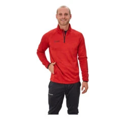 Bauer Vapor Fleece Senior 1/4 Zip Jacket -Optimal Hockey Shop bauer quarter zips bauer vapor fleece senior 1 4 zip jacket red xs 28744285388866