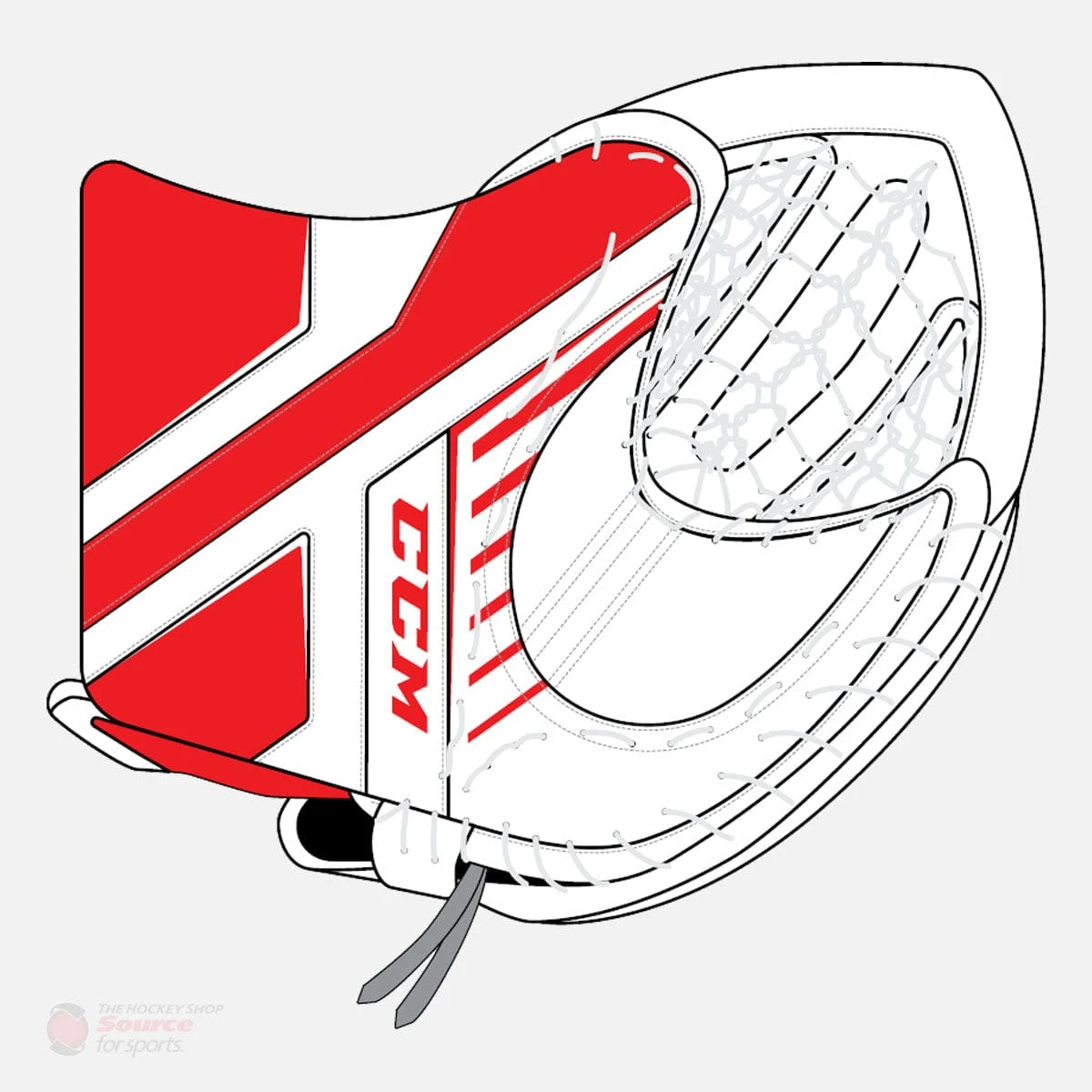 CCM Axis A1.9 Senior Goalie Catcher 12 CCM Axis A1.9 Senior Goalie Catcher - Image 12