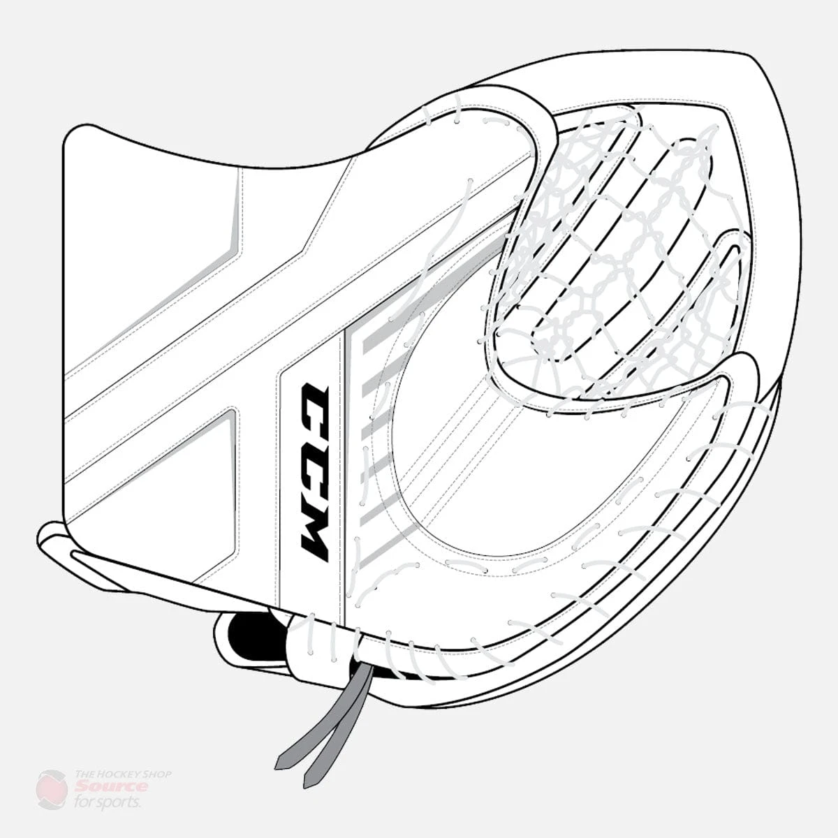 CCM Axis A1.9 Senior Goalie Catcher 9 CCM Axis A1.9 Senior Goalie Catcher - Image 9