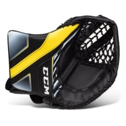 CCM Axis Senior Goalie Catcher 18 CCM Axis Senior Goalie Catcher -Optimal Hockey Shop ccm catchers ccm axis senior goalie catcher black yellow regular 28743581433922