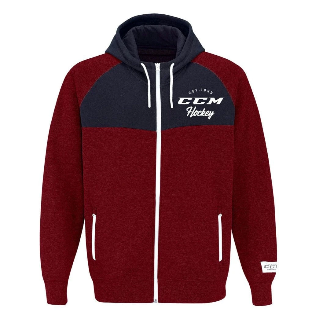 CCM Academy Full-Zip Mens Hoodie 2 CCM Academy Full-Zip Mens Hoodie - Image 2
