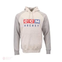 CCM Classic Fleece Mens Hoodie -Optimal Hockey Shop ccm hoodies ccm classic fleece mens hoodie oatmeal heather s 28758920724546