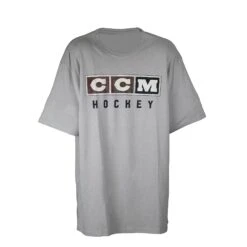 CCM Classic Logo Tri-Blend Shortsleeve Mens Shirt -Optimal Hockey Shop ccm shirts ccm classic logo tri blend shortsleeve mens shirt light grey xxl 28759535616066