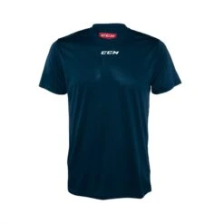 CCM Tech Shortsleeve Youth Shirt -Optimal Hockey Shop ccm shirts ccm tech shortsleeve youth shirt navy s 28756721074242