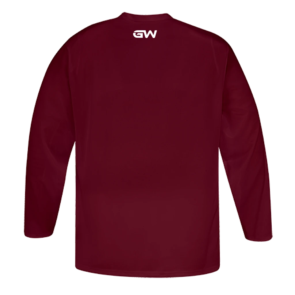 GameWear GW5500 ProLite Series Junior Hockey Practice Jersey - Crimson 2 GameWear GW5500 ProLite Series Junior Hockey Practice Jersey - Crimson - Image 2