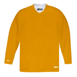 GameWear GW7500 ProLite Series Reversible Senior Hockey Practice Jersey - Yellow / White