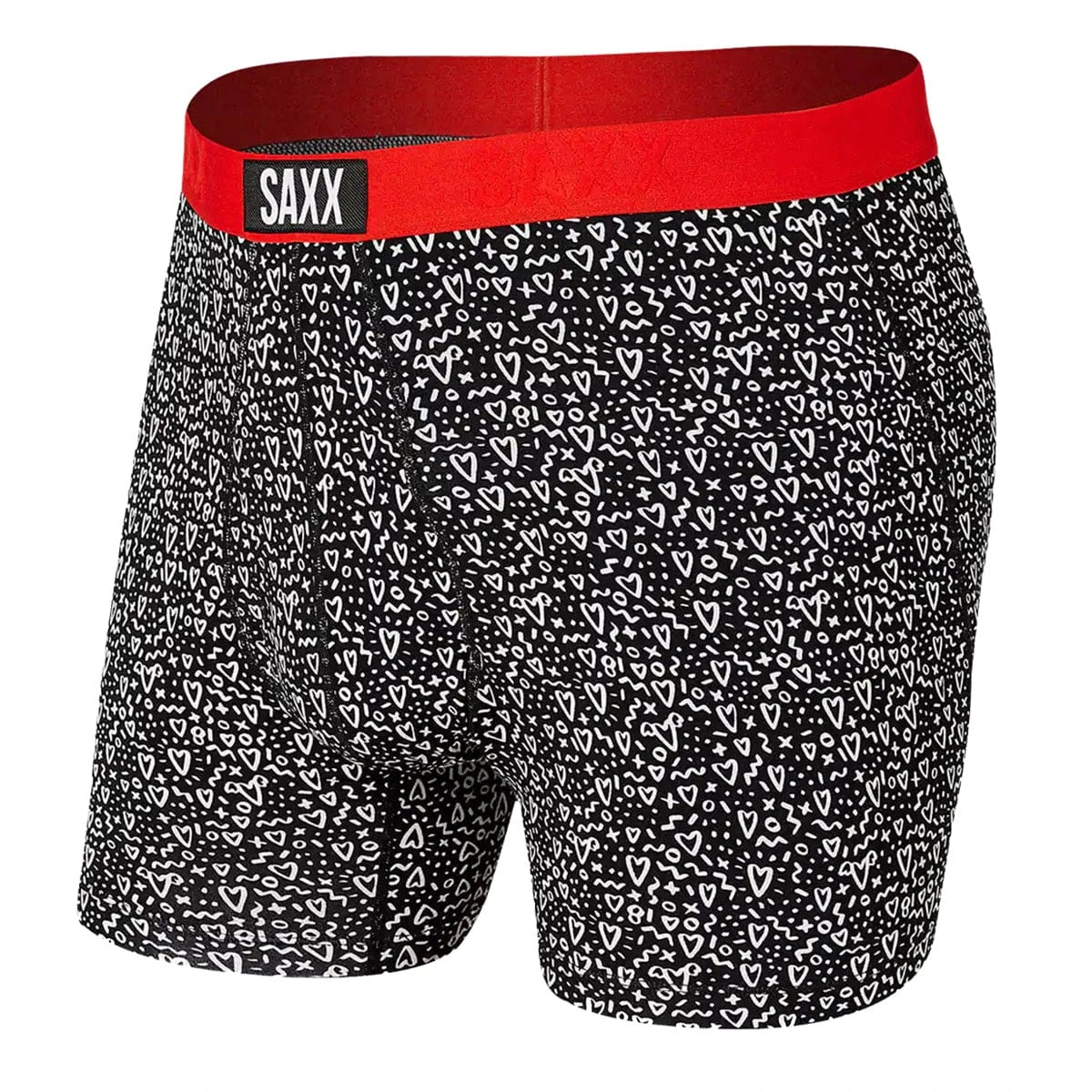 Saxx Vibe Boxers - Black Love Doodles 1 Saxx Vibe Boxers - Black Love Doodles